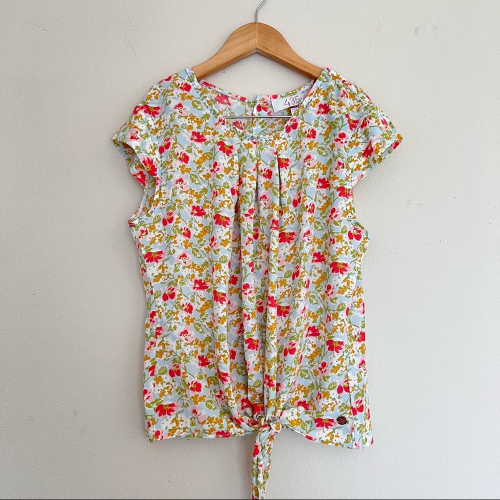 🍄 NWT Matilda Jane 435 floral shirt top blouse sz 14